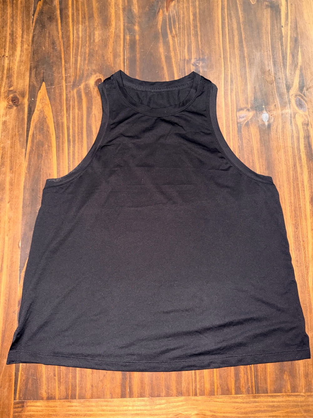 lululemon athletica waist length ultralight Black Tank Top